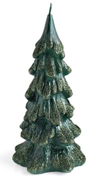 Świeca CHOINKA figurka mała 9,5x16cmparafinowa zielona