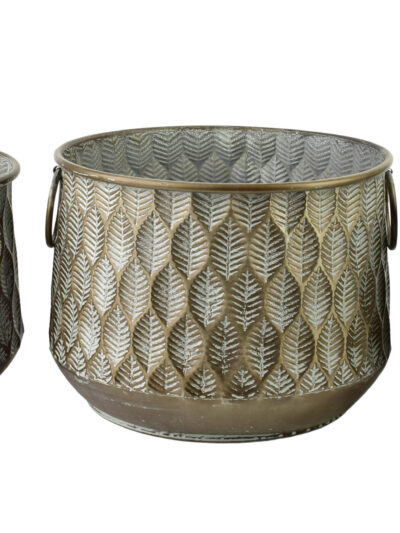 MARINA DARK Komplet 3 osłonekXL:30X32X23,5CM L:26X26X22CM M:21X23X20,5CM