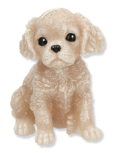 Świeca Figurka ANIMALS PIES SPANIEL 11x14cm beżowa