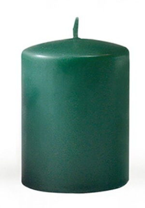 Świeca CLASSIC CANDLES Walec mały 7x7x10cm parafinowa zielona