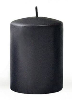 Świeca CLASSIC CANDLES Walec średni 7x7x14cm parafinowa czarna