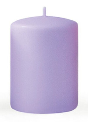 Świeca CLASSIC CANDLES Walec duży 7x7x17,5cm fioletowa parafinowa