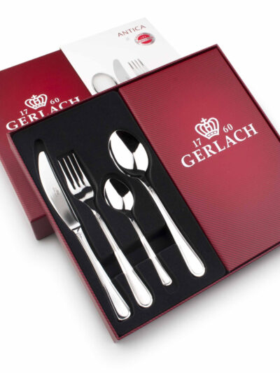 ANTICA Komplet 24szt sztućców w pudełkuflok 04P