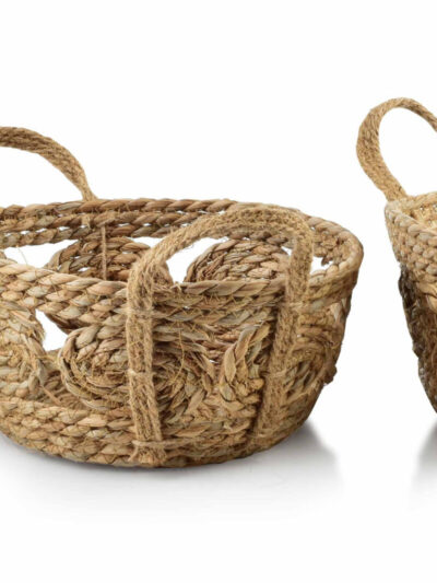 BALI Komplet 3 KOSZY 30x30x15/27x27x13/2x21x9 cm