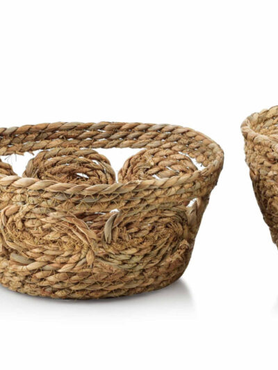 BALI Komplet 3 KOSZY 30x30x15/27x27x13/21x21x9cm