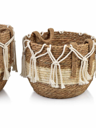 BALI KOMPLET 3 KOSZY 33x33x27/29x29x24/24x24x21 cm