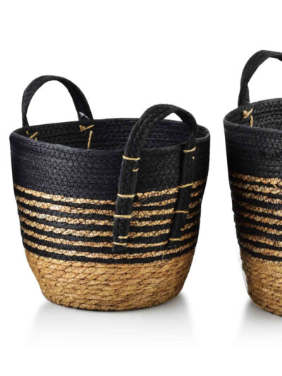 BALI Komplet 3 koszy33x33x26/28x28x23/23x23x20cm