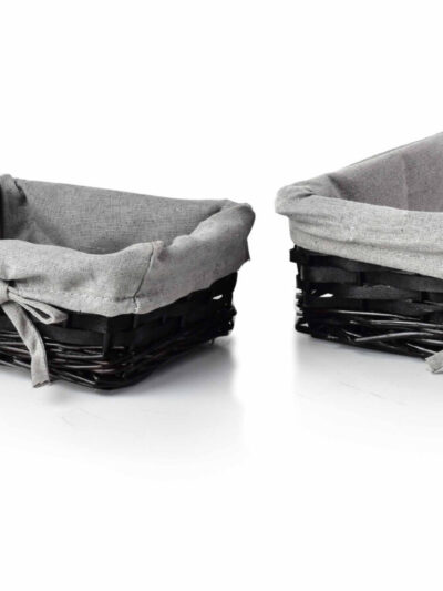 WILL Komplet 3 koszy XL:39x25x9/2xL 19x16x8 cm