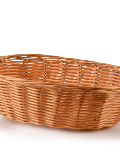 SINO Koszyk 26x15x7cm brąz polirattan