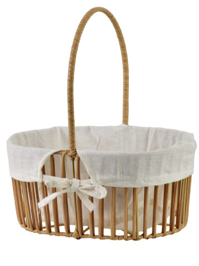 WILL Kosz z uchwytem 20x26x12/30cm metal i polirattan