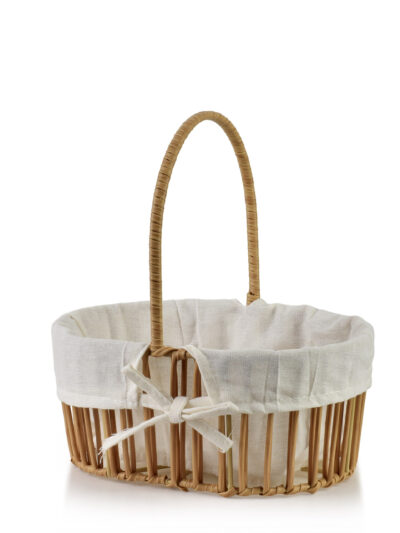 WILL Kosz z uchwytem 16x23x10/25cm metal i polirattan