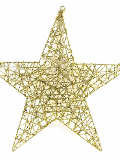 SANTA LILA Ozdoba gwiazda LED 60x57x5 cm