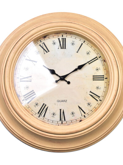 Zegar 50,5x50,5x5,5cm beżowy
