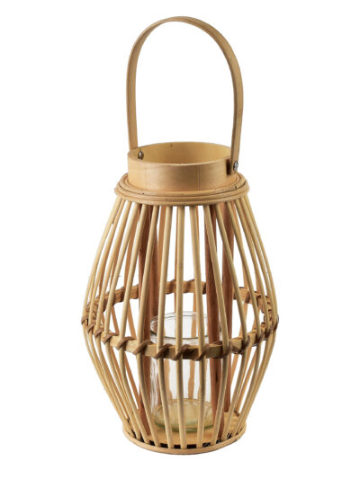 LUCIE NATURAL Lampion 19x28 cm