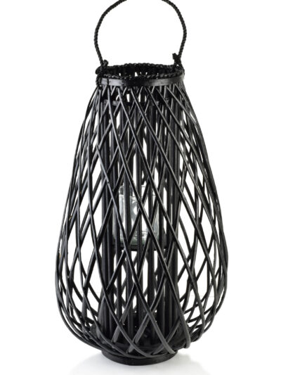 LUCIE BLACK Lampion 20x42x70 cm