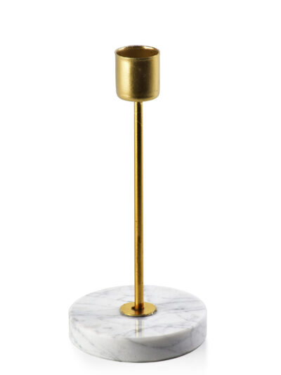 CEDRIC MARBLE Świecznik 7,5x16,5cm