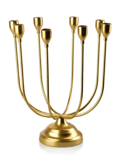 CEDRIC GOLD Świecznik 8-ramienny 27x11,5x32 cm