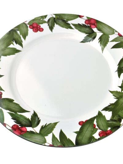 BLANCHE FESTIVE Podtalerz artykuł dekoracyjny 33xh2cm