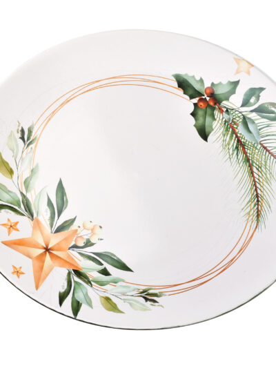 BLANCHE FESTIVE Podtalerz artykuł dekoracyjny 33xh2cm