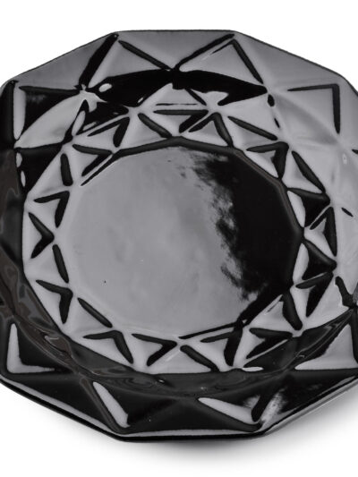 ADEL BLACK Talerz obiadowy 24cm