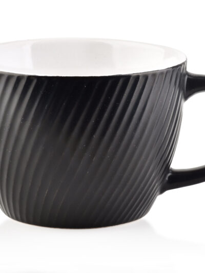 SALLY LINES BLACK Kubek 480ml 11x14.5xh8cm