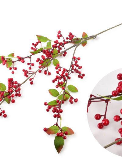 VIRIDIS Sztuczny ostrokrzew gałązka 88cm