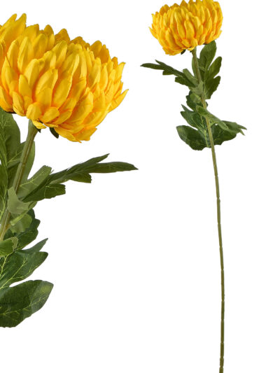 VIRIDIS Kwiat sztuczny Chryzantema gałązka 73 cm AW25
