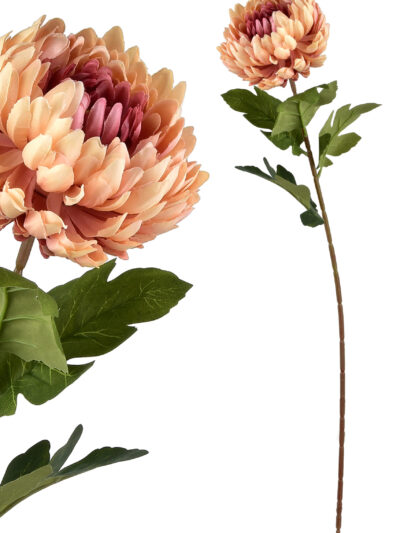 VIRIDIS Kwiat sztuczny Chryzantema gałązka 73 cm AW25