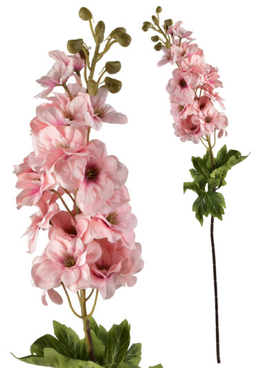 VIRIDIS Kwiat sztuczny Ostróżka 85 cm różowa AW25