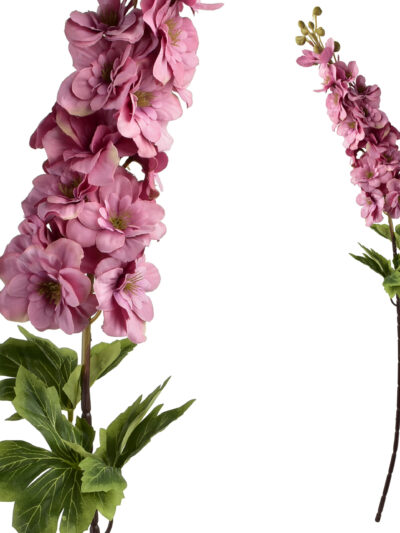VIRIDIS Kwiat sztuczny Ostróżka 85 cm ciemny różowy AW25