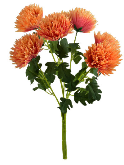VIRIDIS Kwiat sztuczny Bukiet 7 Chryzantem 57 cm AW25