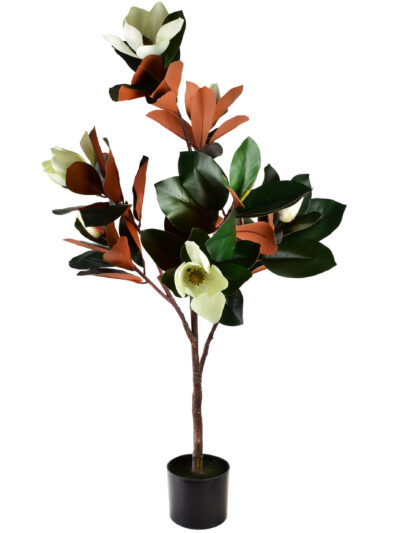 VIRIDIS Sztuczny kwiat magnolia 15x14x120cm