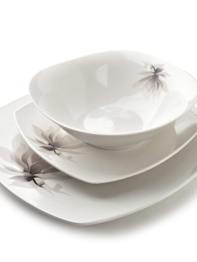 MAGNOLIA Komplet obiadowy 18cz.18cm des/23,5cm pł/16cm miska
