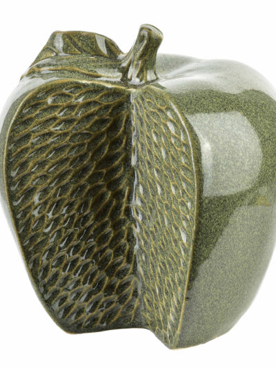 SAGGIO APPLE Figura 17x9x17 cm zielona