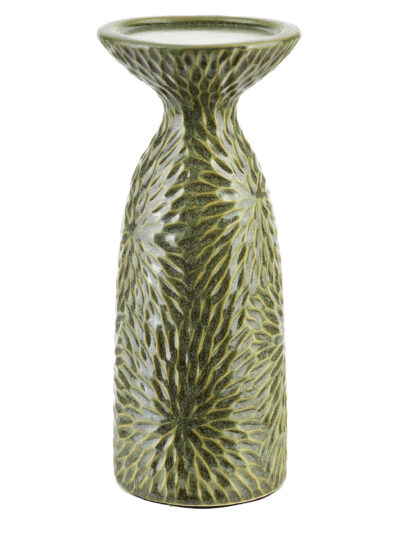 YARINE GREEN Świecznik 11x10x25,5 cm