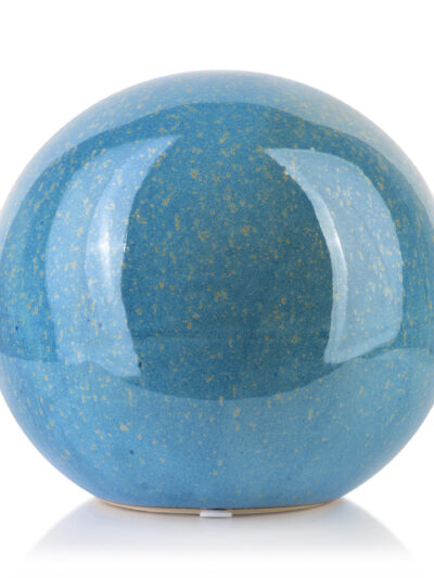 SAGGIO BLUE Kula dekoracyjna 15x15x14 cm niebieska