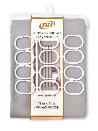 ZAC GREY Zasłona prysznicowa 180x180cm