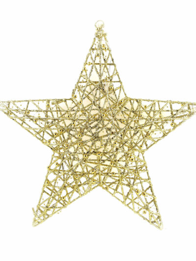 SANTA LILA Ozdoba Gwiazda 45x6 cm LED