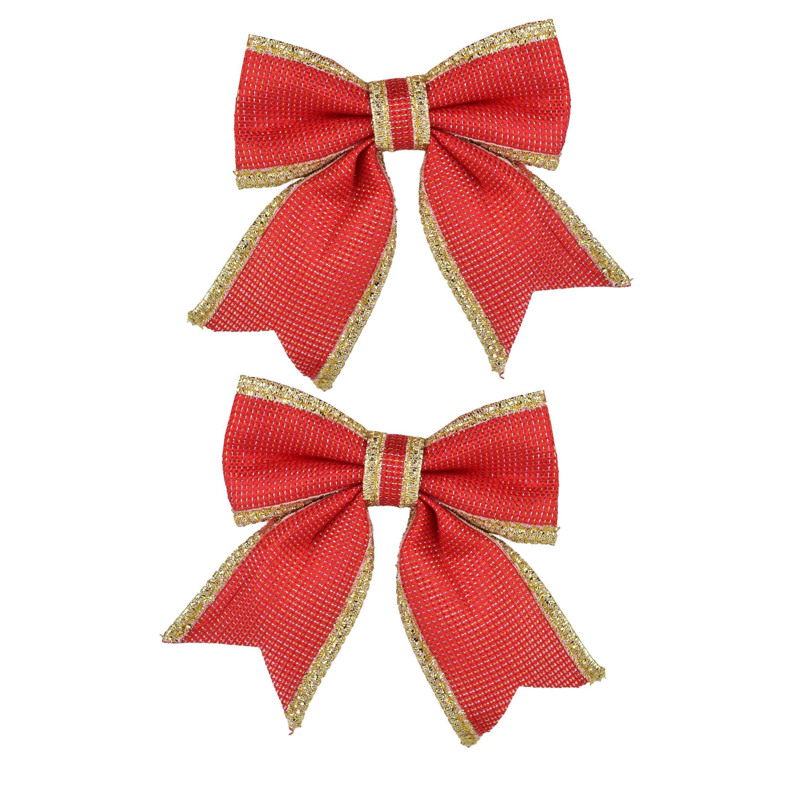 SANTA LILA komplet 2 Kokard 13x14 cm