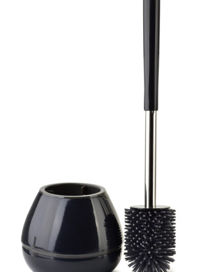 EDA SILICONE Szczotka WC czarna 14x42 cm TPR