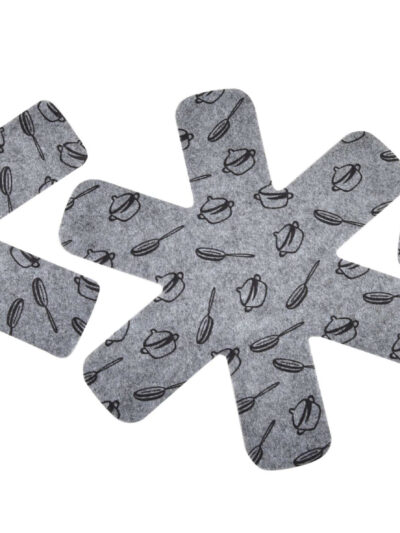 BASIC KITCHEN Komplet 3 przekładek ochronnych COOKINI 28cm 33cm 35cm