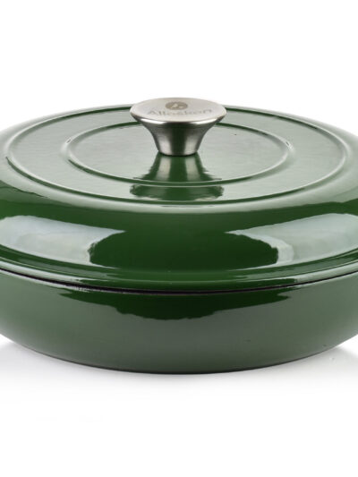 VERDELUXE Brytfanna niska żeliwna emaliowana 26x26x11 cm 2,4L