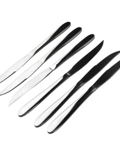 ORCHID Komplet 6 noży 23 cm stekowe