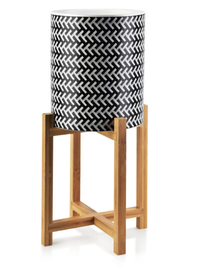 AVA BLACK DONICZKA 20x20x23 cm na stojaku