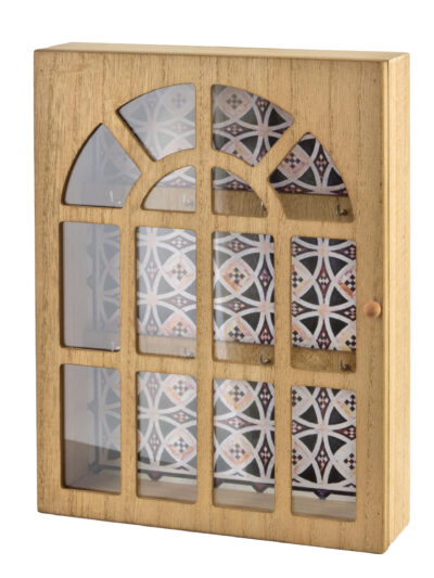 STACY Skrzynka na klucze 28x21x5,5 cm okienko