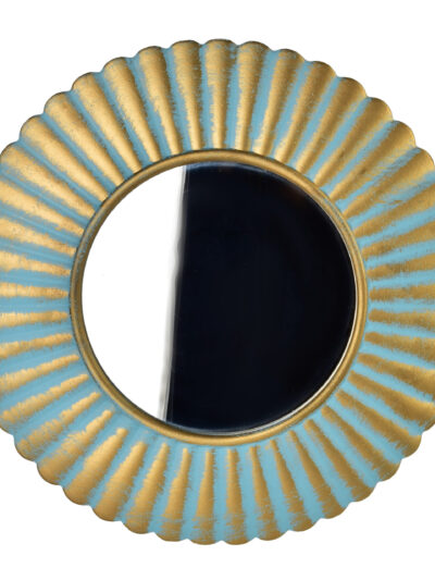 DAZ Lustro dekoracyjne 40x40x3cm turkus