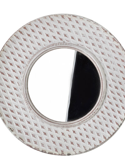 DAZ Lustro ozdobne 34,5x34,5x3 cmśrednica lustra: 18cm