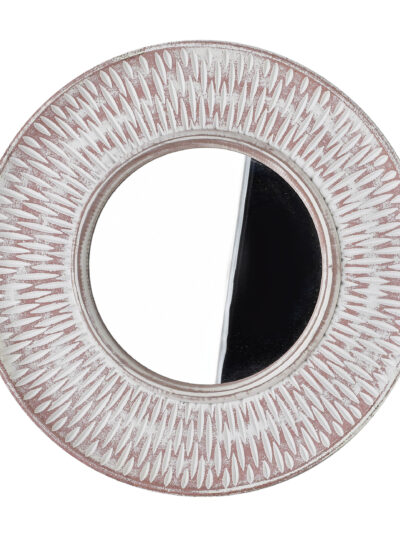 DAZ Lustro ozdobne 34,5x34,5x3 cmśrednica lustra: 18cm