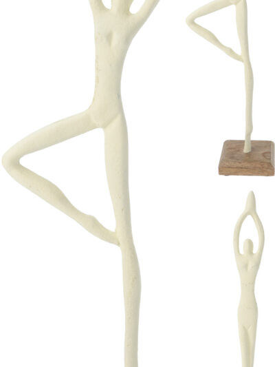 RZEŹBA 36CM BIAŁA 2 RODZAJE