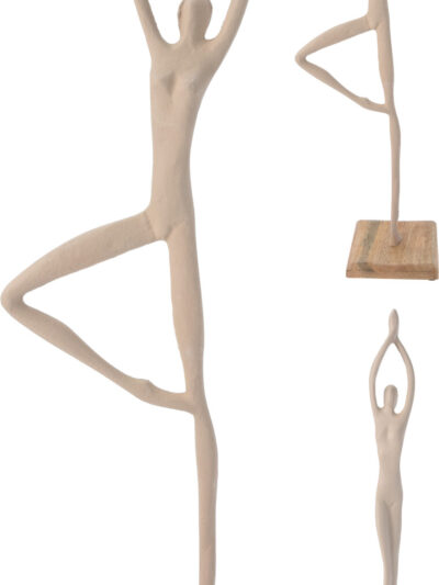 RZEŹBA 48CM TAUPE 2 RODZAJE